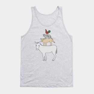 Stack of animals Tank Top